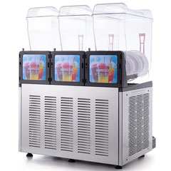 Samixir Slush36, Slush Triple Frozen and Cold Beverage Dispenser, 12+12+12 lt, Inox - 3