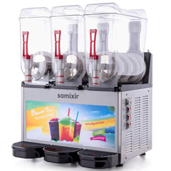 Samixir Slush36 Triple Allure Frozen and Cold Beverage Dispenser, 12+12+12 lt, Inox - 2