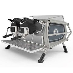 Sanremo Cafe Racer Custom Espresso Kahve Makinesi, 2 Gruplu, Siyah Beyaz - Sanremo