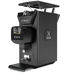 Sanremo X-One Kahve Öğütücü, Soğutmalı, 98 mm, Çift Hazneli, Siyah - Sanremo