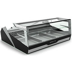 Sayl Block Line Cold Display Cabinet, 100x88,2x40 cm, BLK3 - 2
