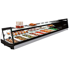 Sayl Cube Line Cold Display Cabinets, 1438x395x350 CM, VCB6 - Sayl