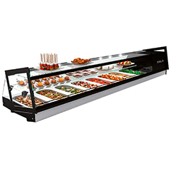 Sayl Cube Line Cold Display Cabinets,1788x395x350 Cm, VCB8 - Sayl