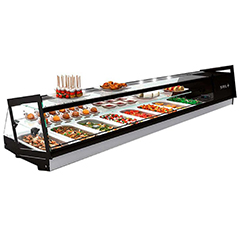 Sayl Cube Line Cube Soğuk Teşhir Dolabı, 1085x395x350 Cm, VCB4 - Sayl