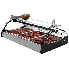 Sayl Maxiself Line Bano Maria sıcak Teşhir Dolabı, 690x650x320 Cm, CMX2 - Sayl