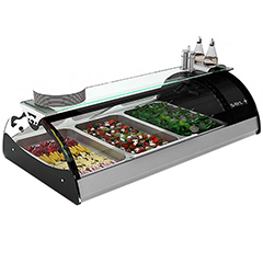 Sayl Maxiself Line Tapas Soğuk Teşhir Dolabı, 1210x650x320 Cm, VMX3 - Sayl