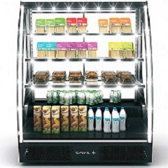 Sayl Pak Line Curvada Cold Display Cabinet, 1015x620x1240 Cm, PAK CAC - Sayl