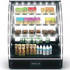 Sayl Pak Line Curvada Cold Display Cabinet, 1015x620x1240 Cm, PAK CCA - Sayl