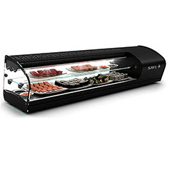 Sayl Shark Line Dos Pisos Sushi Cold Display Cabinets, 1438x395x340 Cm, SK26S - Sayl