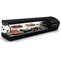 Sayl Shark Line Dos Pisos Sushi Cold Display Cabinets, 1788x395x340 Cm, SK28SP - Sayl
