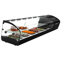 Sayl Shark Line k Dos Pisos Tapas Cold Display Cabinets, 1788x395x340 Cm, SK28 - Sayl