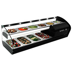Sayl Shark Line Tapas Cold Display Cabinet, 1438x395x340 Cm, V68 - Sayl