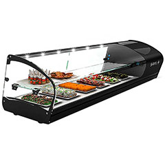 Sayl Shark LineDos Pisos Tapas Cold Display Cabinets, 1438x395x340 Cm, SK26P - Sayl