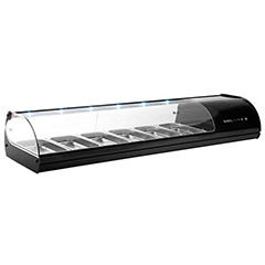 Sayl Standart Line Tapas/Cuba GN Cold Display Cabinet, 1788x395x245 Cm, V8N - Sayl