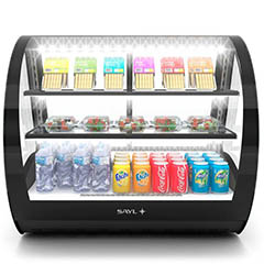 Sayl Vela Line Cold Display Cabinet, 800x700x740 Cm, VV - Sayl