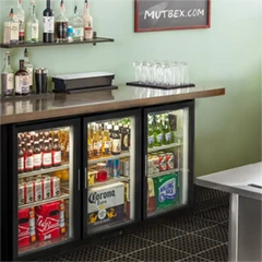 Senox 3 Door Bottle Cooler, 135x50,5x85 cm - 2