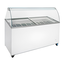 Senox 8 Compartment Ice Cream Cabinet, 300 lt, 151.4x65x85 cm - Senox