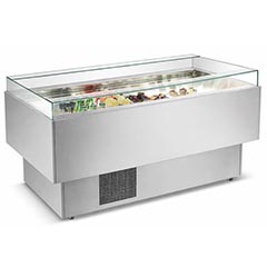 Senox ADA 210T Ada Tipi Soğuk Teşhir Dolabı, 210x90x92 cm - Senox