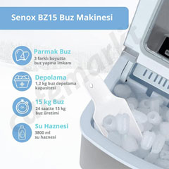 Senox Buz Makinesi, BZ15 - Thumbnail
