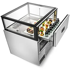 Senox CKM 180T Çekmeceli Soğuk Teşhir Dolabı, 180x80x105,5 cm - Senox (1)