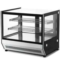 Senox SET P 90S Counter Top Cold Pastry Display Cabinet, Panoramic Glass, 90x60x70 cm - Senox