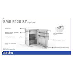 Senox SMR-5120 ST Tezgah Altı Soğutucu, Tek Kapılı - Senox (1)
