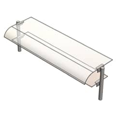 Service Shelf, Double Row, 150x30 cm - Öztiryakiler