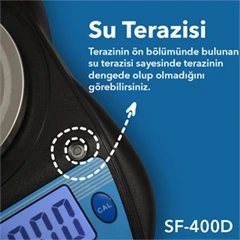 SF 400D Dijital Hassas Terazi - Hassasiyet: 0.01 gr. Max: 600gr. - 2