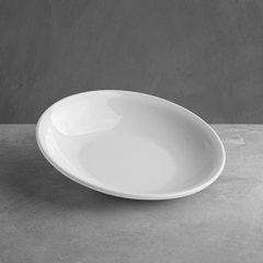 Shome Polikarbon Pilav Tabak, Beyaz, 19 cm - Shome