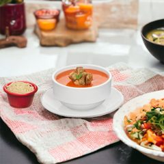 Shome Polycarbonate Soup Bowl, White, 12 cm - Shome