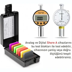 Shore A Sertlik Ölçer Test Kiti | TESTKIT 01A - 2
