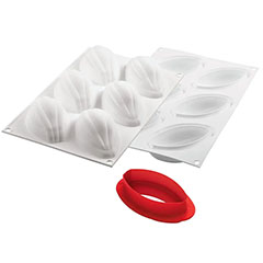 Silikomart Cacao 120 Silikon Kalıp, 6lı - Silikomart