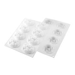 Silikomart Cocoa 35 Kakao Çekirdeği Silikon Kalıp - Silikomart