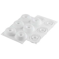 Silikomart Donuts Gourmand 80 Silikon Kalıp - 1