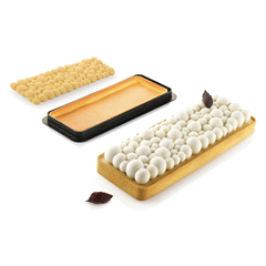 Silikomart Kabarcık Desenli Tart Kalıbı – 265×105 mm - 2