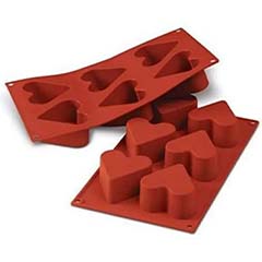 Silikomart Kalp Silikon Pasta Kalıbı - 1