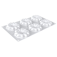 Silikomart Kıt 3D Tarte Rıng Bloom Silikon Kalıp, 80 mm - 1