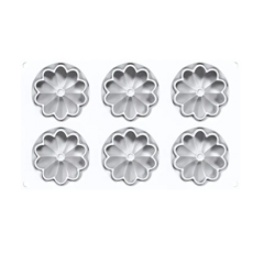 Silikomart Kıt 3D Tarte Rıng Bloom Silikon Kalıp, 80 mm - 2