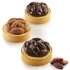 Silikomart Kit Tarte Ring Cocoa Silikon Kalıp, 70 mm - 3