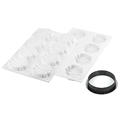 Silikomart Kit Tarte Ring Honore Silikon Kalıp, 8 cm - 1