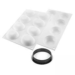Silikomart Kit Tarte Ring Palet Silikon Kalıp, 70 mm - 1