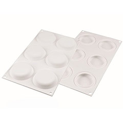 Silikomart Kit Tarte Ring Round Silikon Kalıp, 8 mm Çap - Silikomart