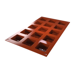 Silikomart Mauresque Square Silikon Çikolata Kalıbı - 1