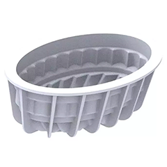 Silikomart Pleincoeur Oval Silikon Kalıp - Silikomart (1)