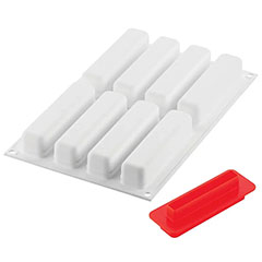 Silikomart Stripe Eclair 95 Silikon Kalıp - 1