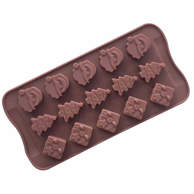 Epinox Çam Çikolata Kalıbı, Silikon 20,5x10,5x1 Cm, Cma 20