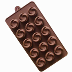 Epinox Gül Çikolata Kalıbı, Silikon, 21x10,5x1,9 Cm, Gl 21 - Epinox Pastry