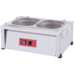 Silverinox 2'li Benmari, Elektrikli, 65x48x28 cm - 2