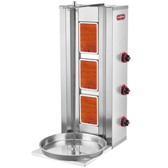 Silverinox 3 Radyanlı Döner Ocağı, LPG'li - Silverinox