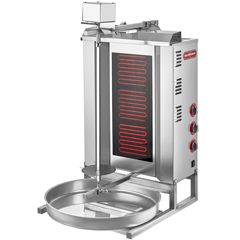 Silverinox 3 Radyanlı Döner Ocağı, Üstten Motorlu, Elektrikli - Silverinox